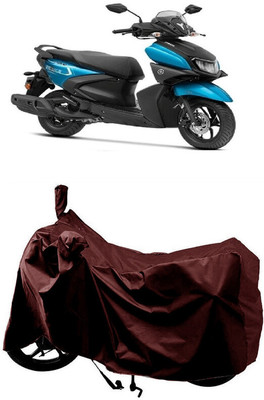 SUGASHRI Waterproof Two Wheeler Cover for Yamaha(Ray ZR BS6, Maroon)