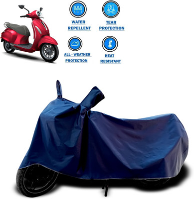 CODOKI Two Wheeler Cover for Bajaj(Chetak, Blue)