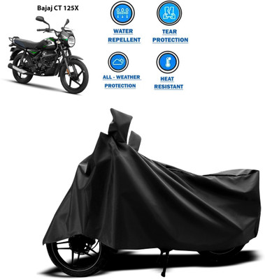CODOKI Two Wheeler Cover for Bajaj(Black)