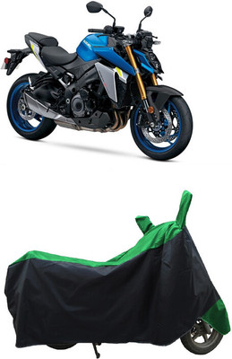 Coxtor Waterproof Two Wheeler Cover for Suzuki(GSX S1000, Green)