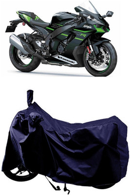 SUGASHRI Waterproof Two Wheeler Cover for Kawasaki(Ninja ZX-10R BS6, Blue)