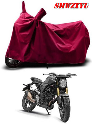 SK AUTO Waterproof Two Wheeler Cover for Universal For Bike(CB300R, Maroon)