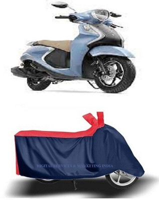 DSAMI Two Wheeler Cover for Yamaha(Fascino 125 FI, Blue)