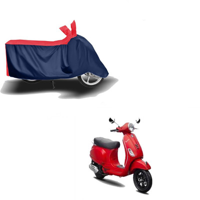SK AUTO Two Wheeler Cover for Vespa(Vespa LX, Red, Blue)