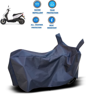 CODOKI Two Wheeler Cover for Ampere(REO, Blue)