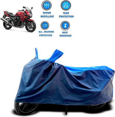 CODOKI Two Wheeler Cover for Suzuki(Bandit, Blue)