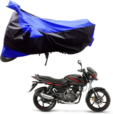 SK AUTO Two Wheeler Cover for Bajaj(Pulsar 150, Black, Blue)
