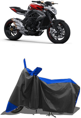 SUGASHRI Waterproof Two Wheeler Cover for MV Agusta(Brutale, Blue, Black)