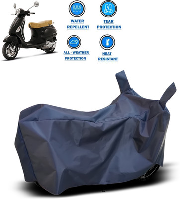 CODOKI Two Wheeler Cover for Piaggio(Vespa LX, Blue)