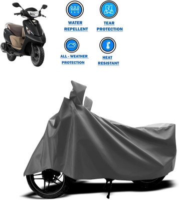 CODOKI Two Wheeler Cover for TVS(Scooty, Grey)