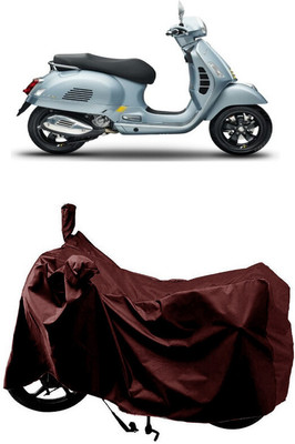 SUGASHRI Waterproof Two Wheeler Cover for Vespa(GTS Super 300, Maroon)
