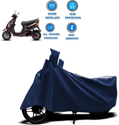 CODOKI Two Wheeler Cover for Hero(Electric Wave Dx, Blue)