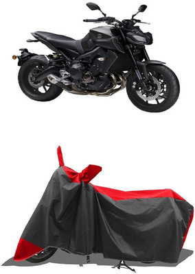 SUGASHRI Waterproof Two Wheeler Cover for Yamaha(MT 9, Red, Black)