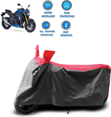 CODOKI Two Wheeler Cover for Suzuki(GSX, Grey)