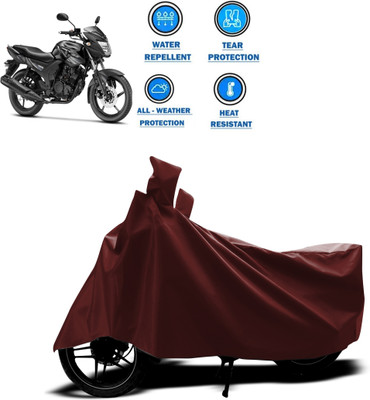 PAGORA Waterproof Two Wheeler Cover for Yamaha(SZ R, Maroon)