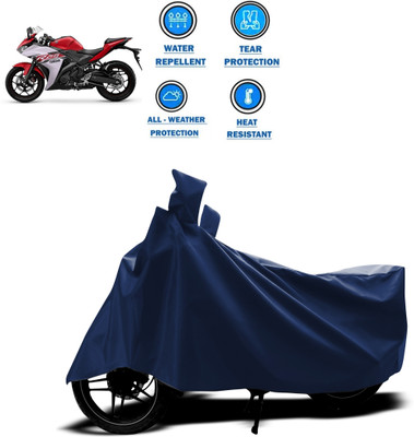 PAGORA Two Wheeler Cover for Yamaha(YZF R25, Blue)