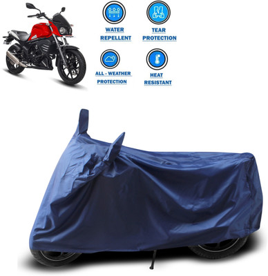 CODOKI Two Wheeler Cover for Mahindra(Mojo UT 300, Blue)