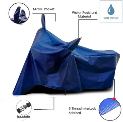 DeepShakshi AUTOMOTIVE Waterproof Two Wheeler Cover for Yamaha(FZ-X, Blue)