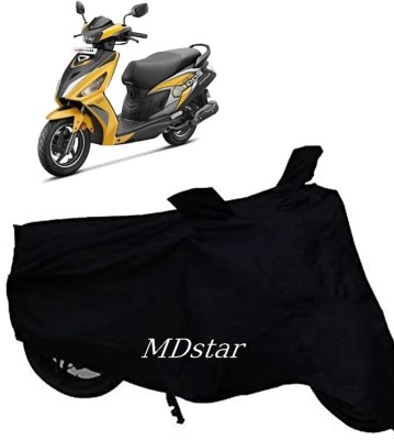 Mdstar Waterproof Two Wheeler Cover for Hero(Activa 6G, Black)