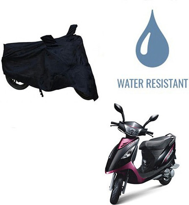 SK AUTO Waterproof Two Wheeler Cover for TVS(Scooty Streak, Black)