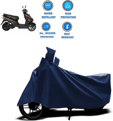 CODOKI Two Wheeler Cover for Okinawa(Ridge, Blue)