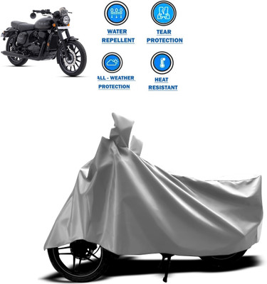 CODOKI Two Wheeler Cover for JAWA(Silver)