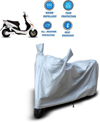 CODOKI Two Wheeler Cover for Hero(Electric Cruz, Silver)
