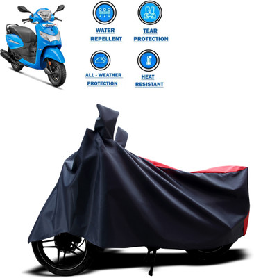 PAGORA Two Wheeler Cover for Hero(Pleasure+ 110, Red)