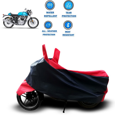 CODOKI Two Wheeler Cover for Royal Enfield(Continental GT, Red)