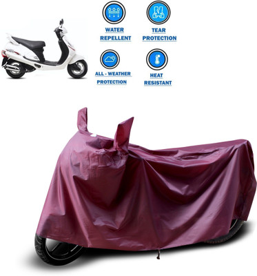 CODOKI Waterproof Two Wheeler Cover for Mahindra(Duro, Maroon)