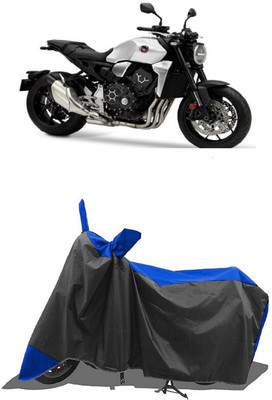 SUGASHRI Waterproof Two Wheeler Cover for Honda(CBR1000RR Fireblade, Blue, Black)