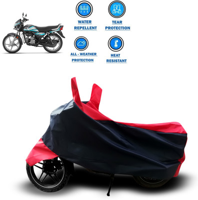 CODOKI Two Wheeler Cover for Hero(HF Deluxe, Red)