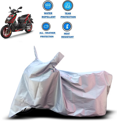 PAGORA Two Wheeler Cover for Aprilia(SR 150, Silver)