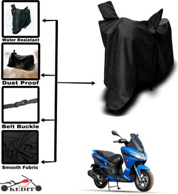 SK AUTO Two Wheeler Cover for Aprilia(SXR 160, Black)