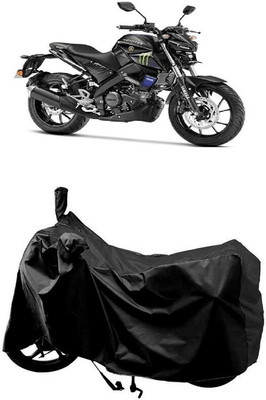 SUGASHRI Waterproof Two Wheeler Cover for Yamaha(MT 15, Black)
