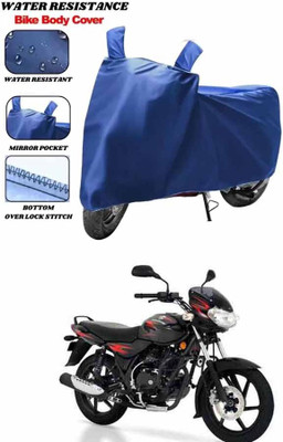 RONISH Waterproof Two Wheeler Cover for Bajaj(Discover 135, Blue)