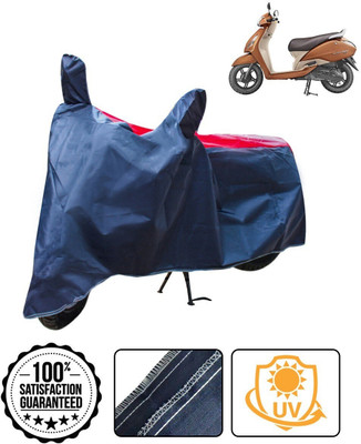 SK AUTO Waterproof Two Wheeler Cover for TVS(Jupiter, Red, Blue)