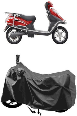 SUGASHRI Waterproof Two Wheeler Cover for Hero(Electric Cruz, Grey)