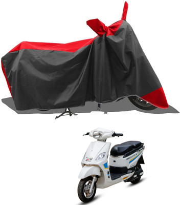 SK AUTO Two Wheeler Cover for Hero(Electric NYX BS6, Red)