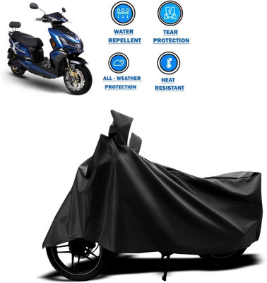 CODOKI Two Wheeler Cover for Okinawa(Praise, Black)