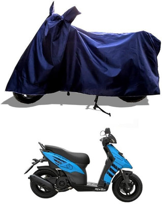 SK AUTO Two Wheeler Cover for Aprilia(SR 125, Blue)