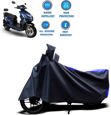 CODOKI Two Wheeler Cover for Okinawa(Praise, Blue)