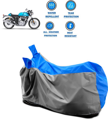 CODOKI Two Wheeler Cover for Royal Enfield(Continental GT, Grey)