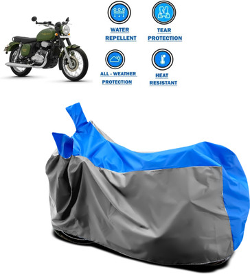 PAGORA Waterproof Two Wheeler Cover for JAWA(42 BS6, Grey)