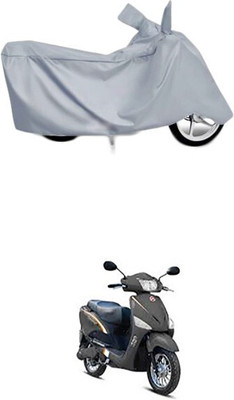 SK AUTO Two Wheeler Cover for Hero(Electric Optima, Silver)