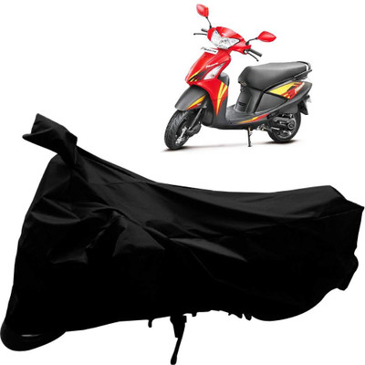 SK AUTO Waterproof Two Wheeler Cover for Hero(Pleasure, Black)