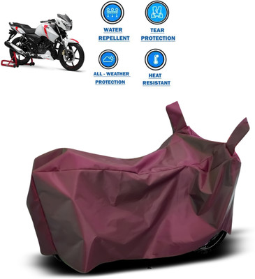 CODOKI Waterproof Two Wheeler Cover for TVS(Apache RTR 160, Maroon)