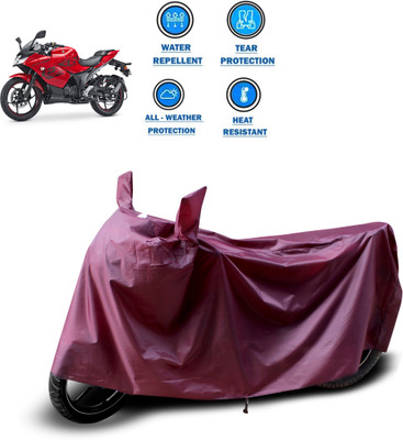 CODOKI Waterproof Two Wheeler Cover for Suzuki(Gixxer SF, Maroon)