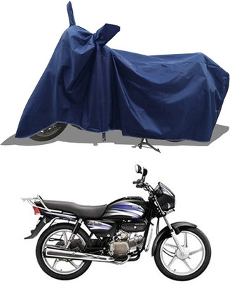 SK AUTO Two Wheeler Cover for Hero(Splendor Plus, Blue)