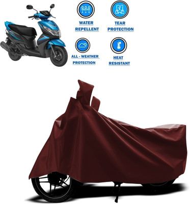 CODOKI Waterproof Two Wheeler Cover for Yamaha(Ray Z, Maroon)